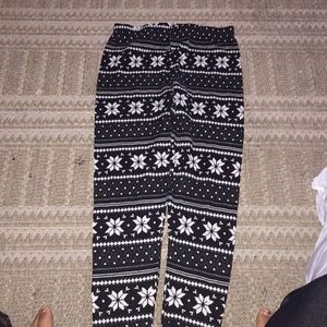 pajama/christmas leggings